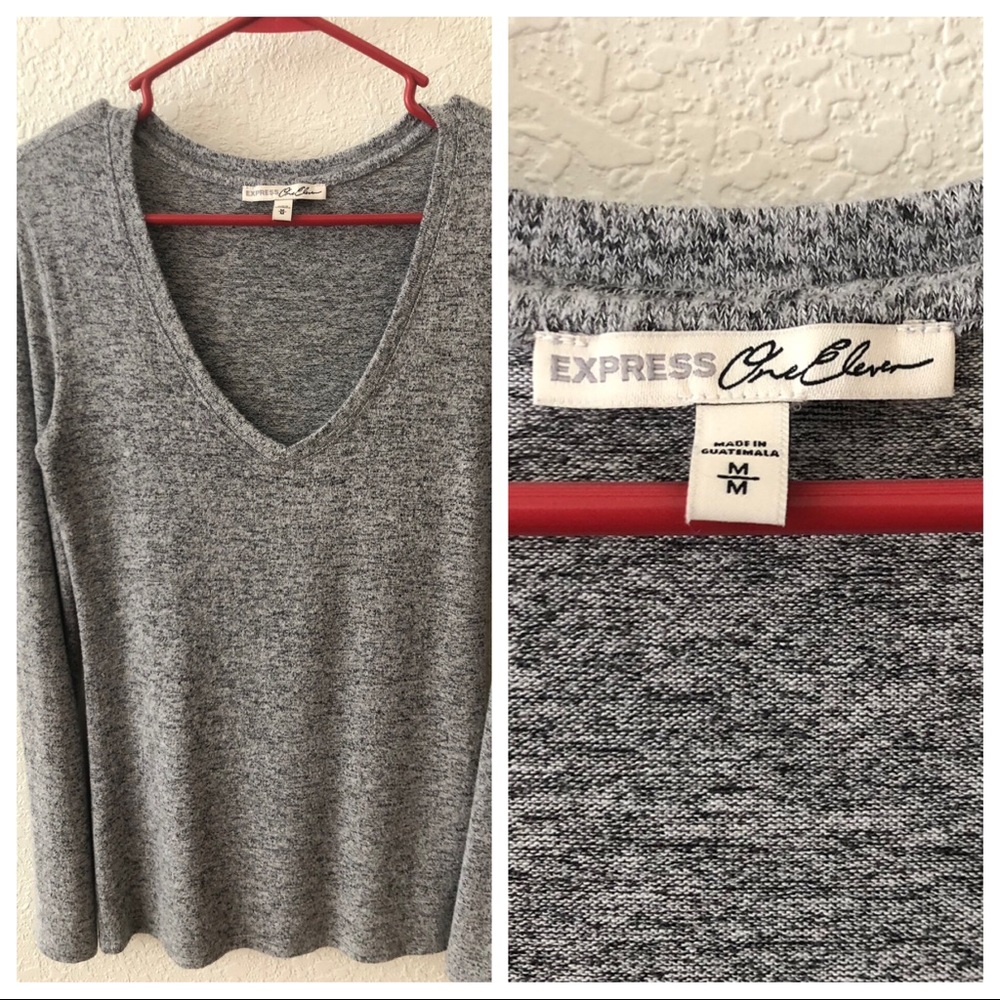 Grey long sleeve.
